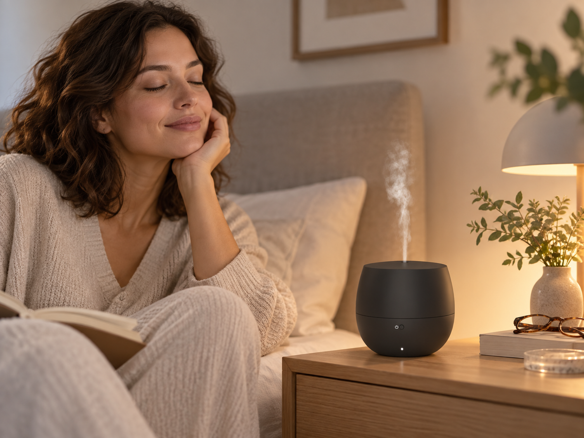 Stadler Form Jasmine Mobile – Diffusore di aromi portatile a ultrasuoni con batteria