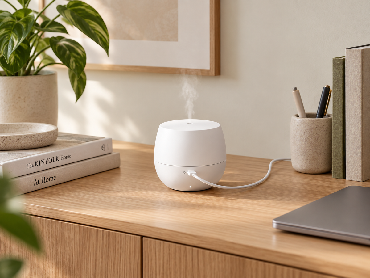 Stadler Form Jasmine Mobile – Diffusore di aromi portatile a ultrasuoni con batteria