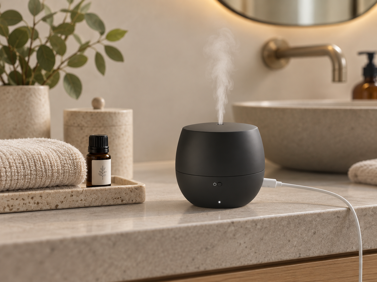 Stadler Form Jasmine Mobile – Diffusore di aromi portatile a ultrasuoni con batteria