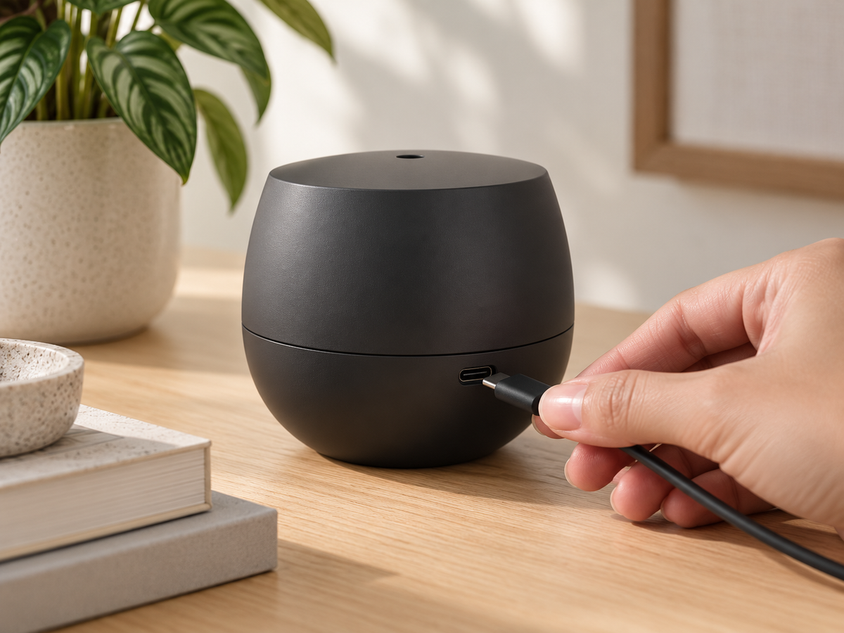 Stadler Form Jasmine Mobile – Diffusore di aromi portatile a ultrasuoni con batteria