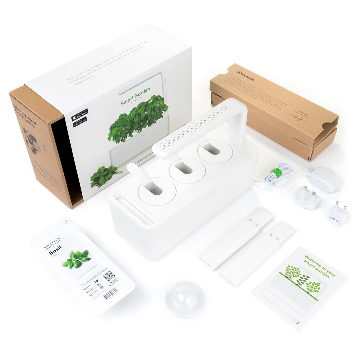Click & Grow Smart Garden 3 – Giardino Smart da Interno con Luce Automatica