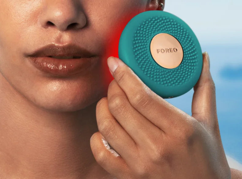 FOREO UFO™ 3 Go Evergreen – Dispositivo Smart per Maschere Viso con LED e Termoterapia