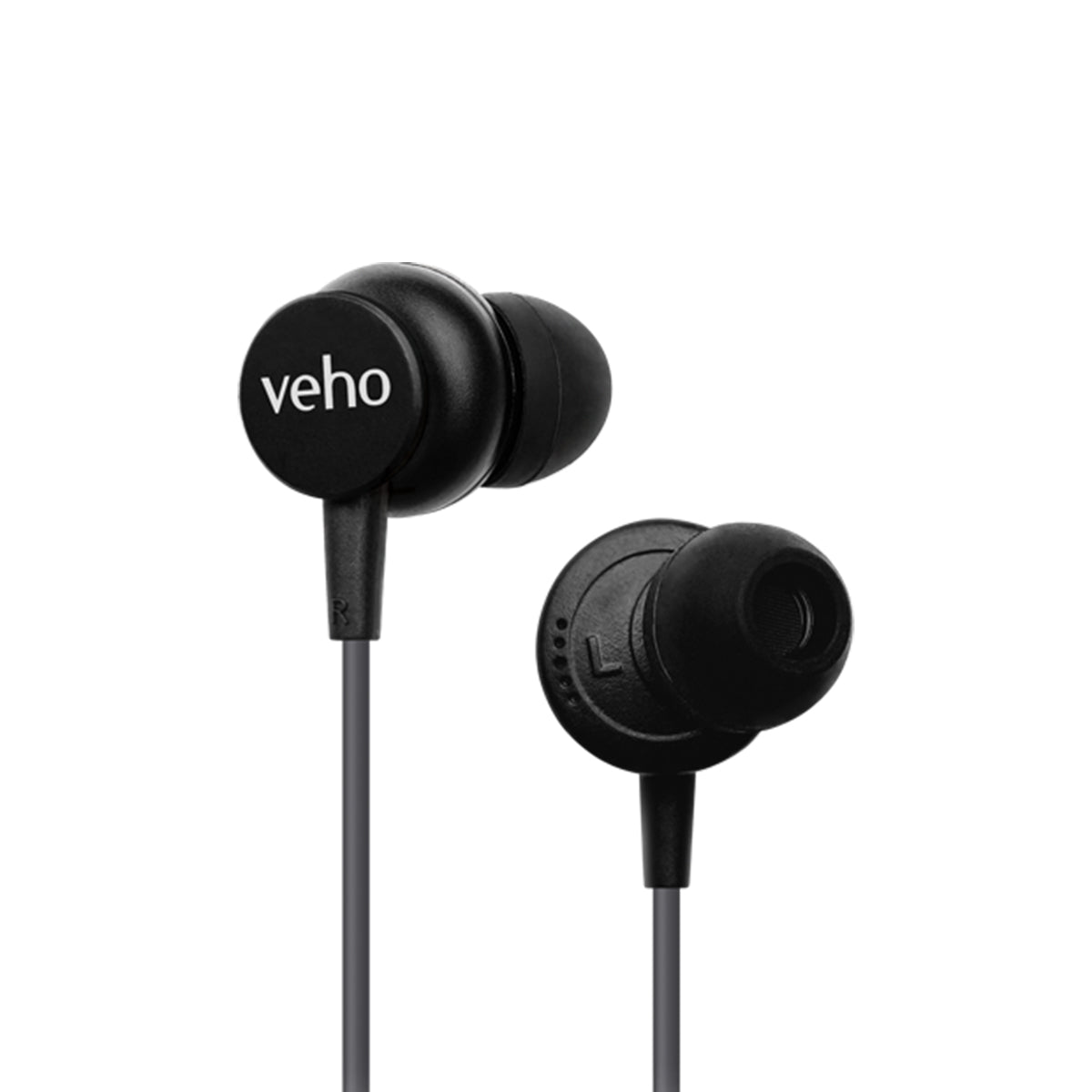 Veho Z3 Wired Earphones Grey