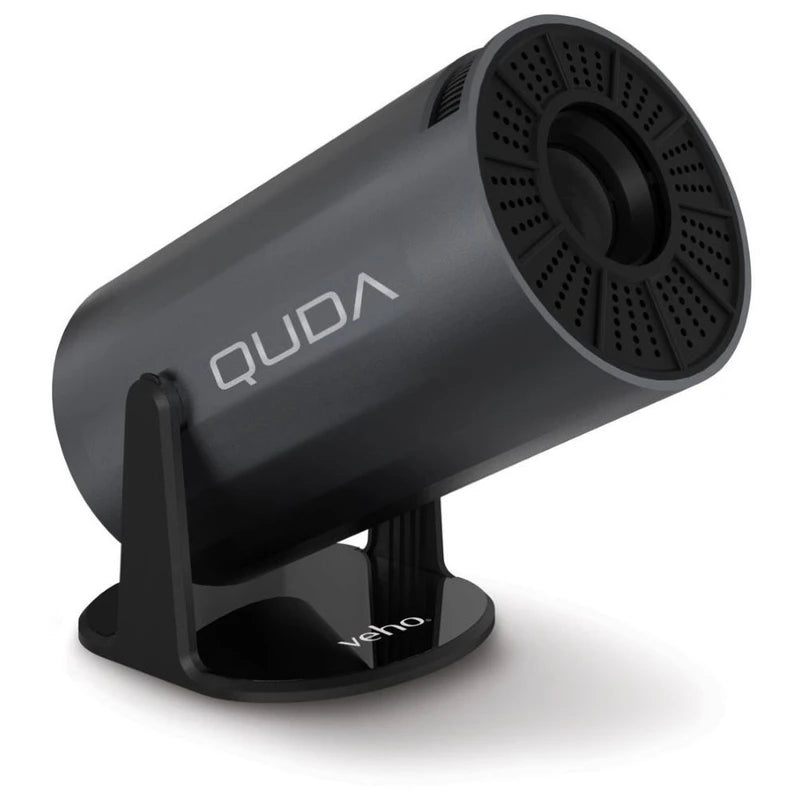 Veho Quda PJ-2 Portable Projector with multi-region plug & carry pouch
