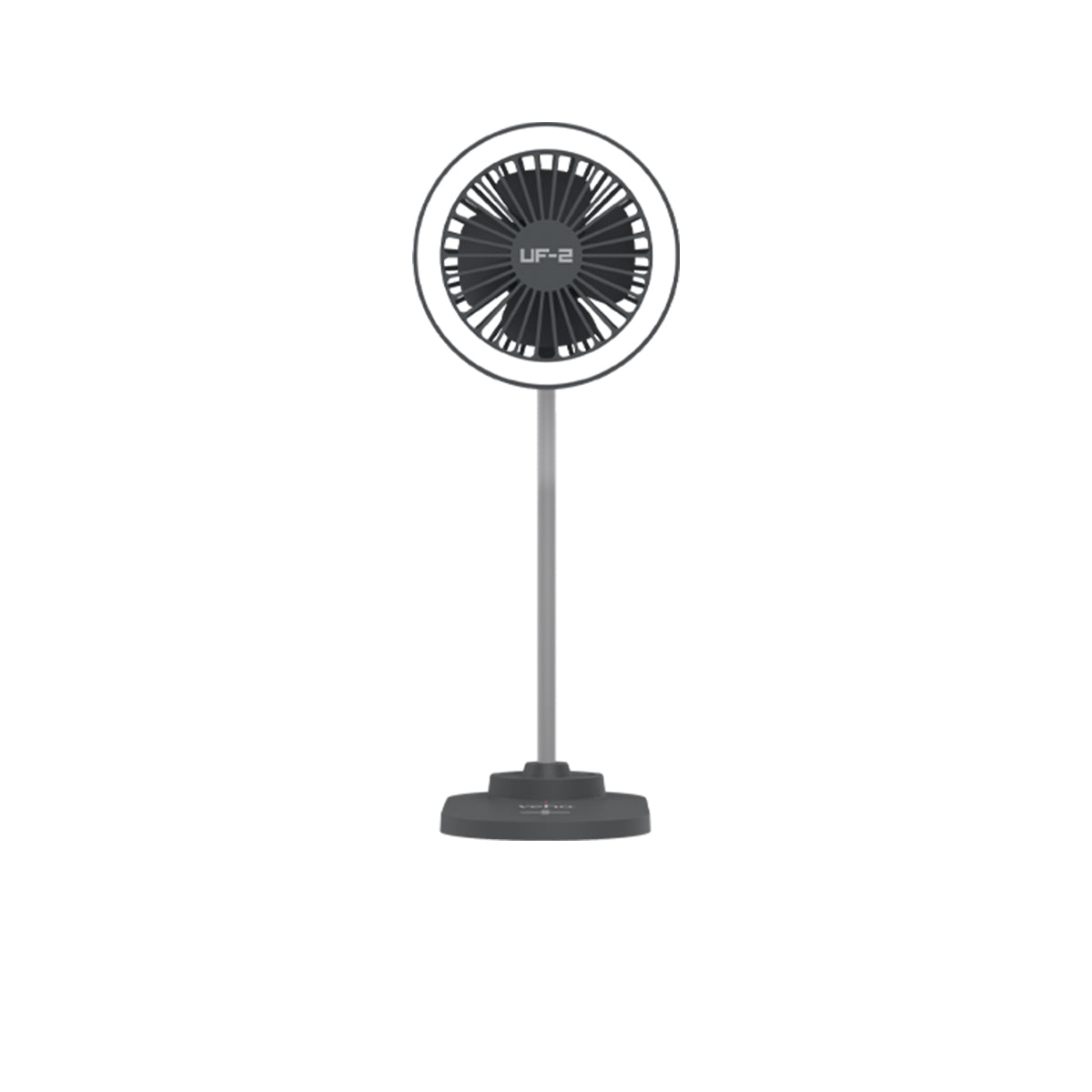 Veho UF-2 USB 3-in-1 Desktop Fan, Smartphone Charger & LED Lamp
