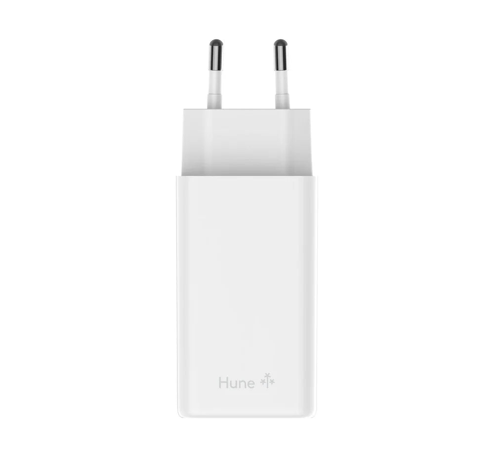 HUNE HURON 100W – Caricatore da Parete GaN 100W in Materiali Riciclati