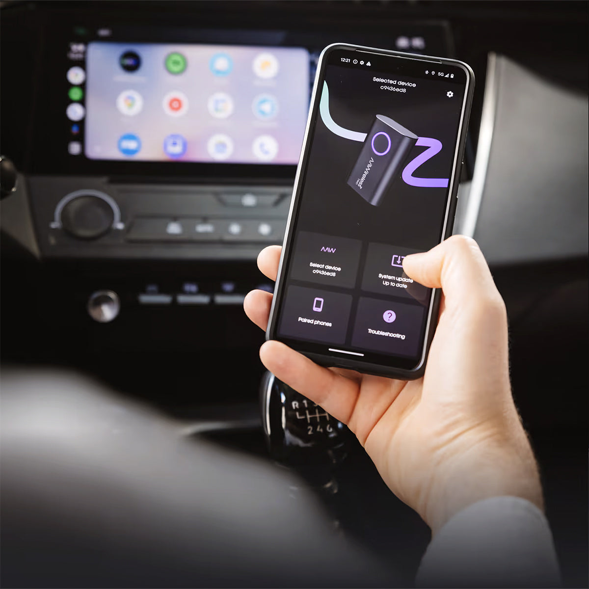 AAWireless TWO+ – Adattatore Wireless per Android Auto e Apple CarPlay
