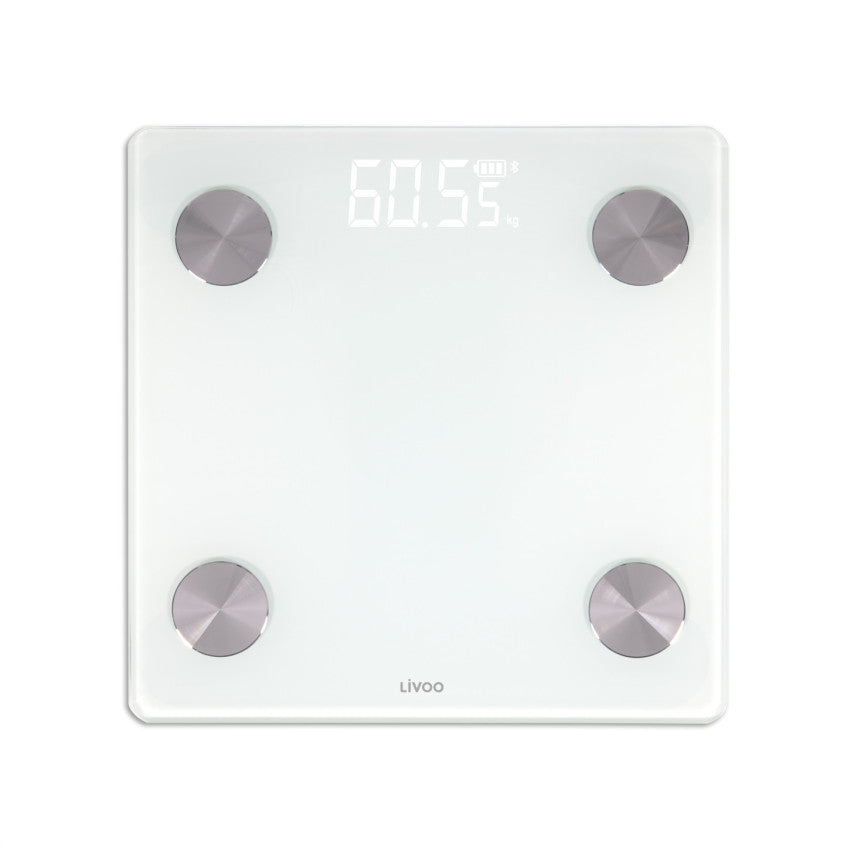 LIVOO DOM528W – Bilancia Digitale Impedenziometrica Smart con Bluetooth e 17 Indicatori Corporei