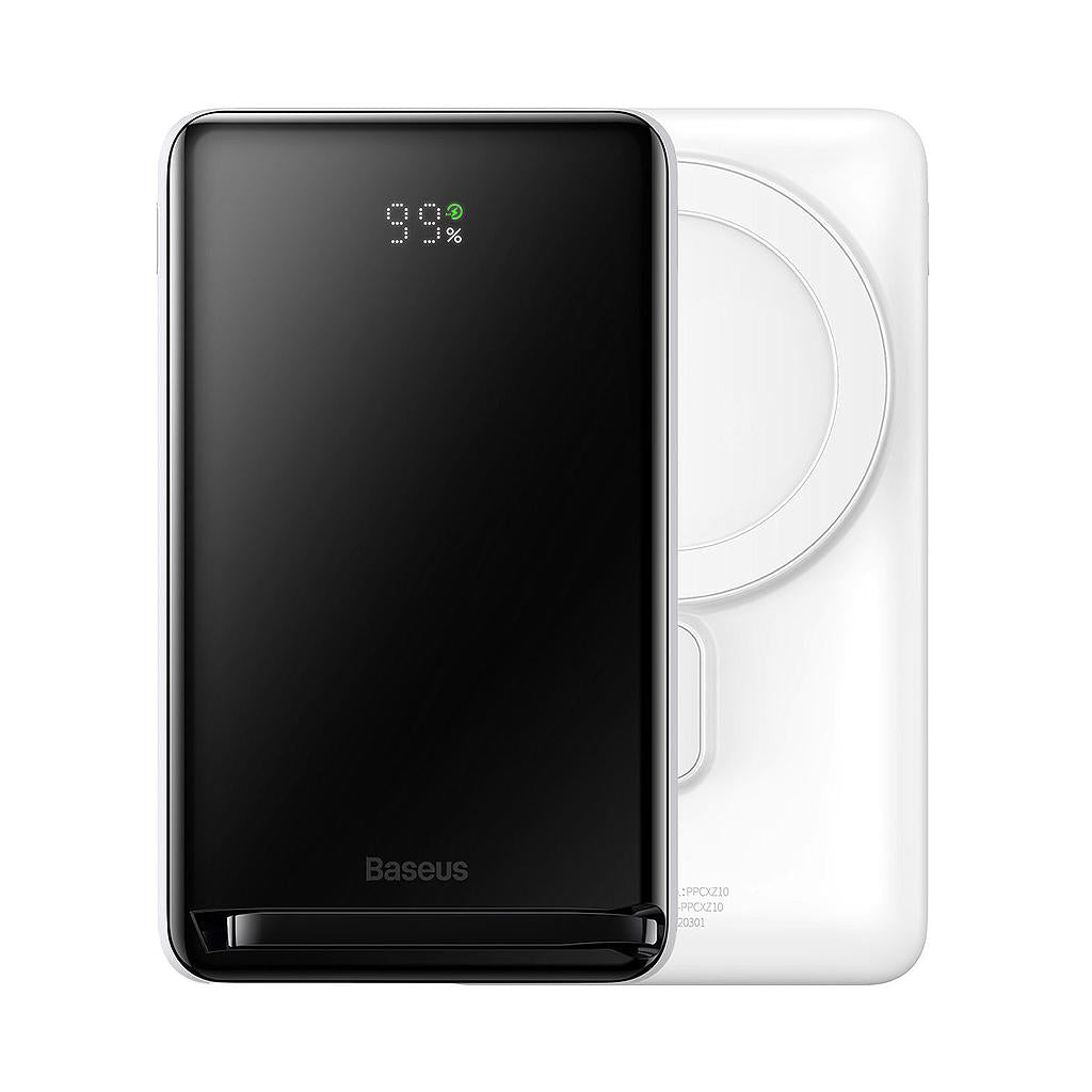 Baseus Magnetic Bracket Wireless power bank 10000 mAh 20W white