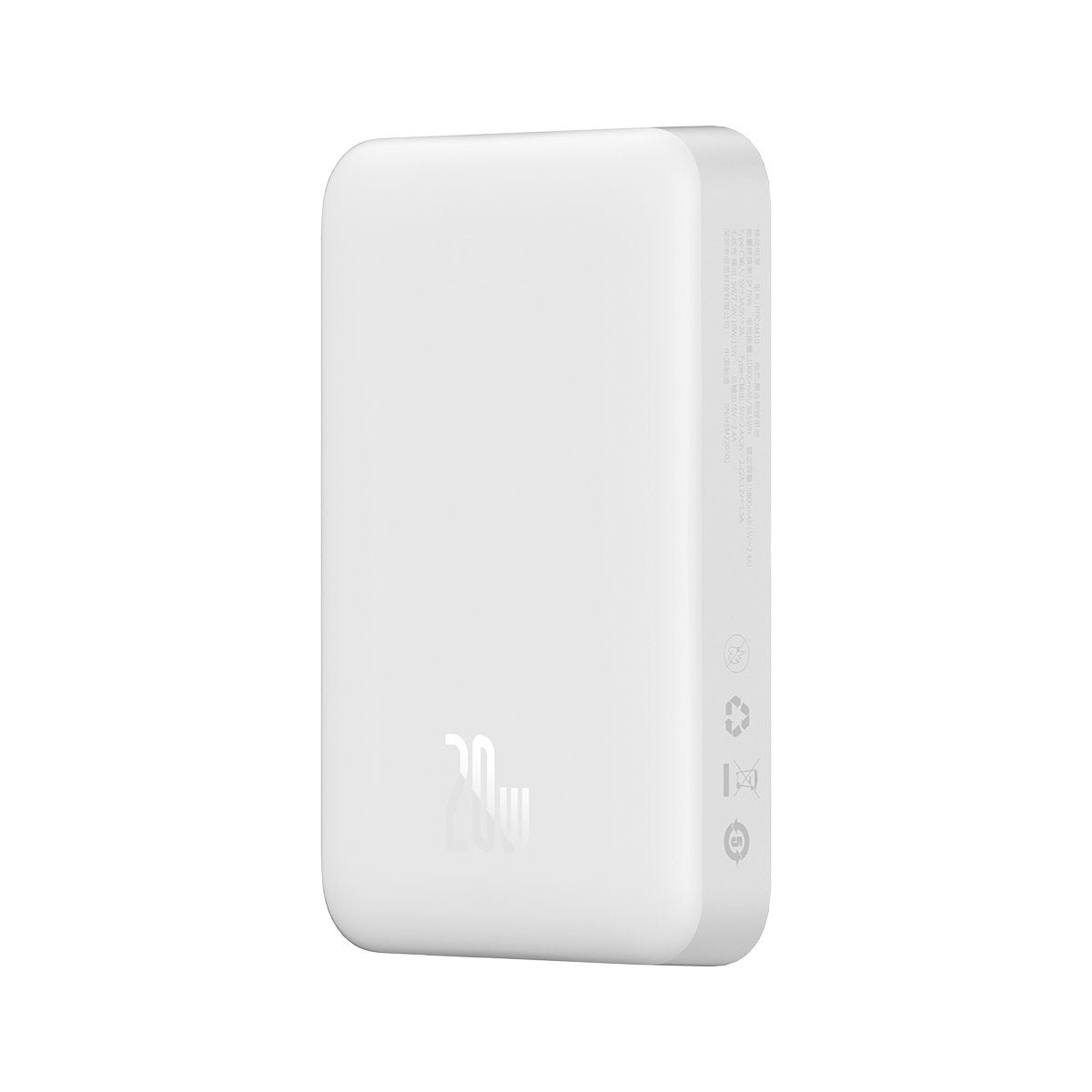 Baseus power bank 10000 mAh 20W Magnetic Mini con MagSafe white