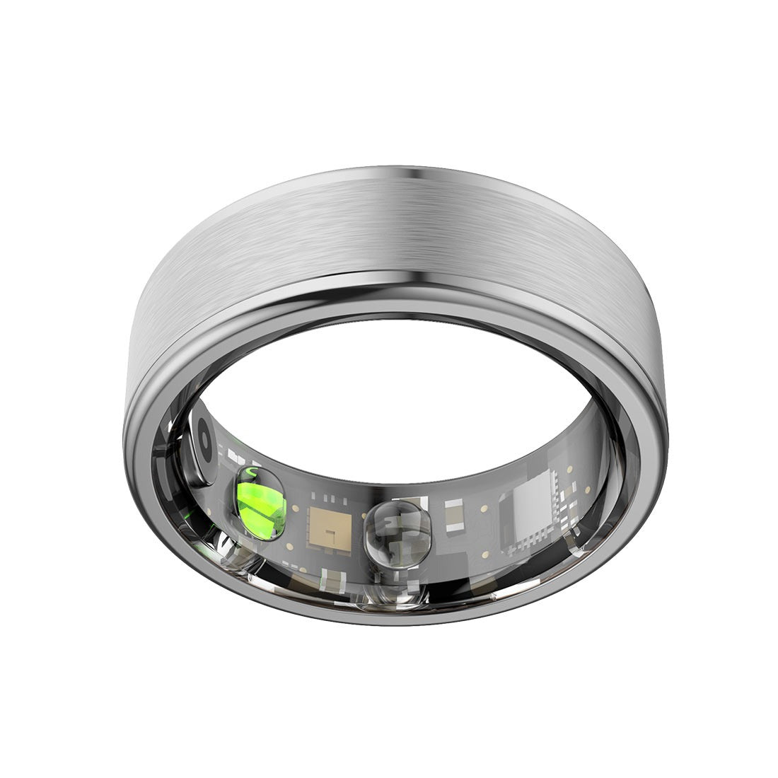 FITPADDY FitRing Air – Smart Ring in Acciaio con Monitoraggio Benessere 24h, SpO₂, Sonno e 5ATM
