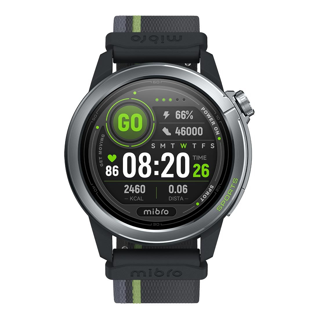 Mibro Watch GS Active2 – Smartwatch GPS Dual-Band per Running e Padel