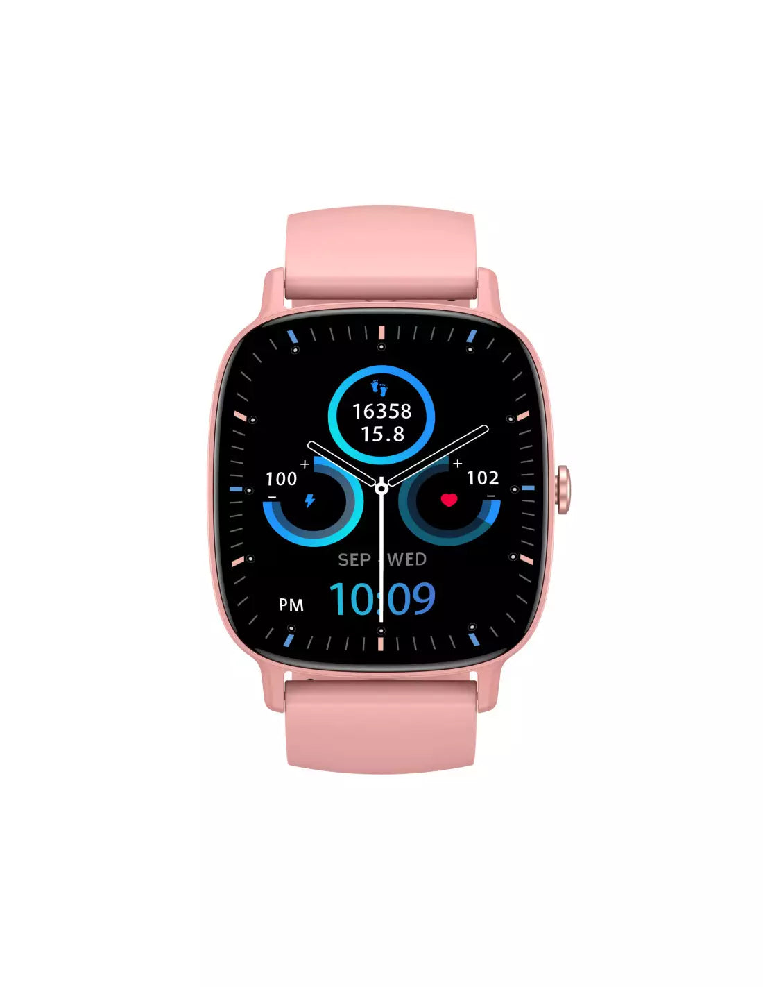KSIX Pulse Rosa – Smartwatch TFT 1,83" con Chiamate Bluetooth, oltre 100 Modalità Sport e IP68