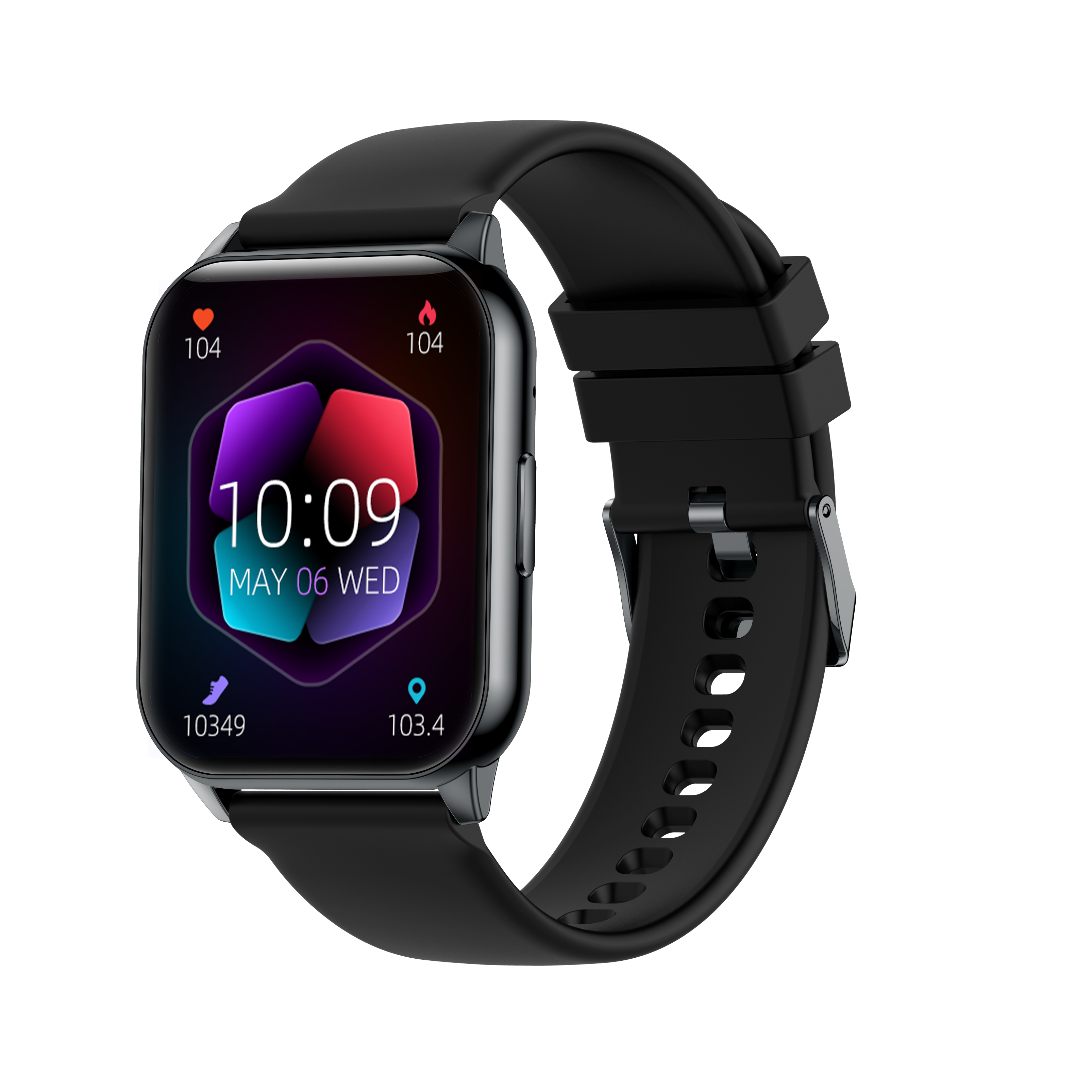 MAXCOM FW25 Arsen Pro Smartwatch Nero opaco– Orologio Intelligente con Monitoraggio Attività e Notifiche