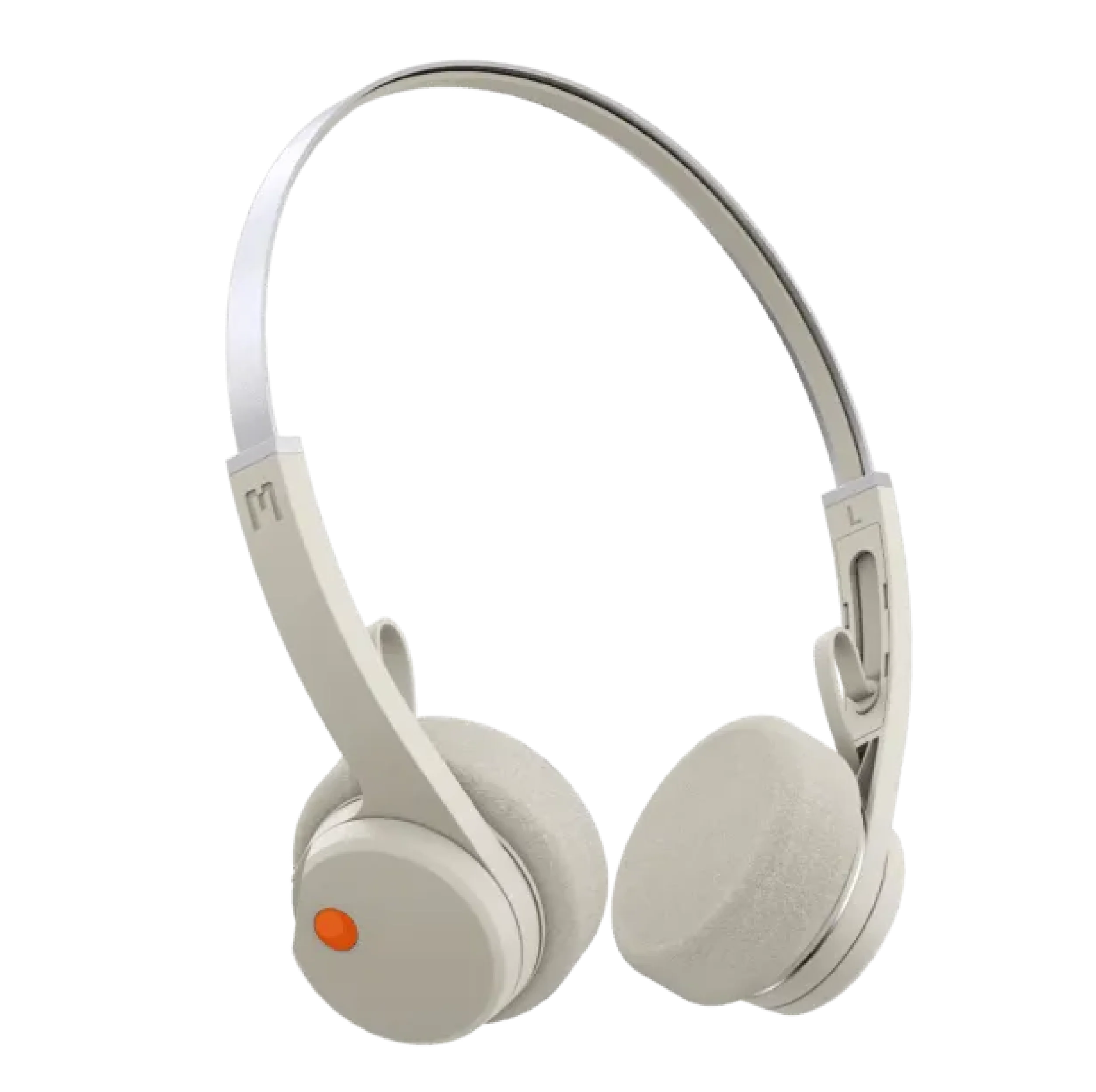 MONDO by Defunc Freestyle Headphones Beige – Cuffie Wireless On-Ear Retro Bluetooth