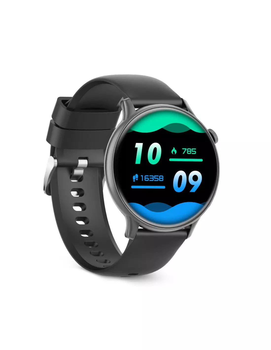 KSIX Core 2 Nero – Smartwatch AMOLED 1,43" con Chiamate Bluetooth, Assistente Vocale e IP67
