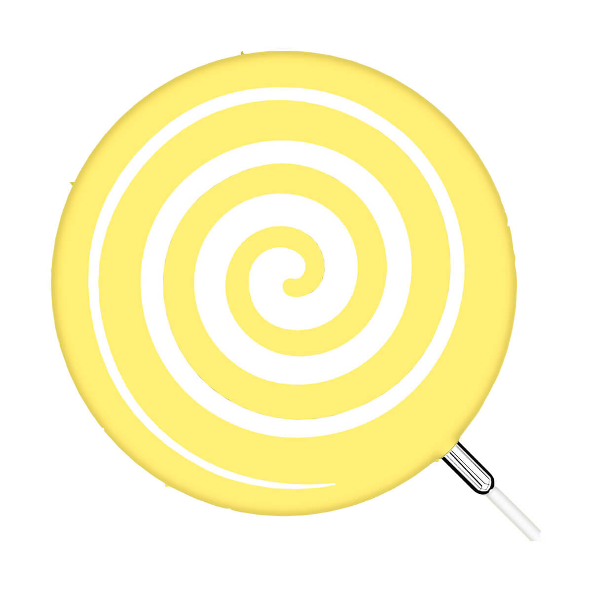 Trozk Base di ricarica Wireless Lollipop Giallo