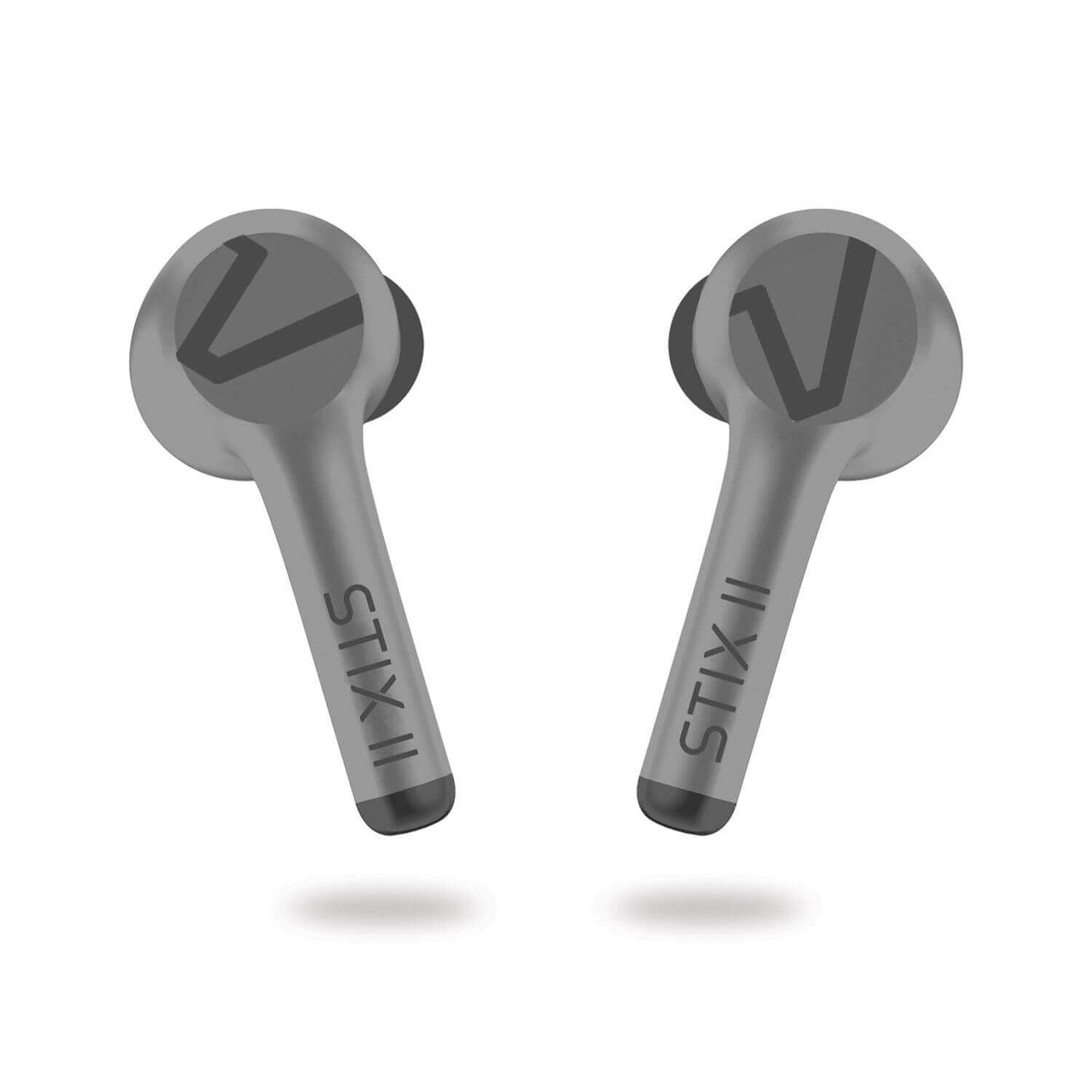 Veho STIX II True Wireless Earphones  Platinum Grey