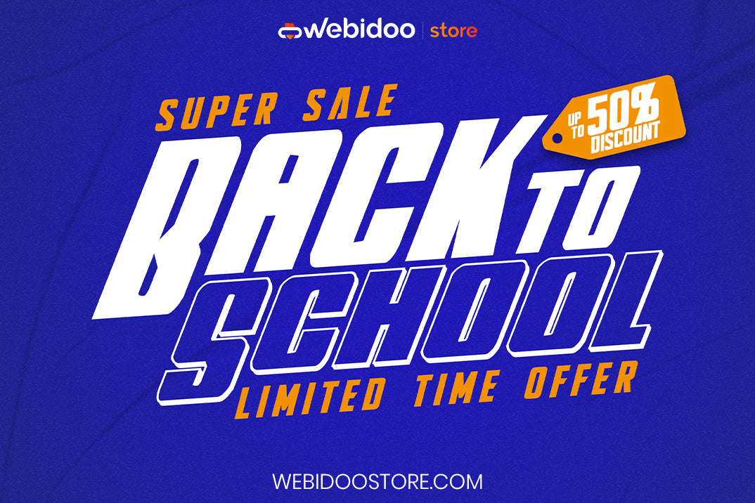 Back to School: Scopri le offerte di Webidoo Store