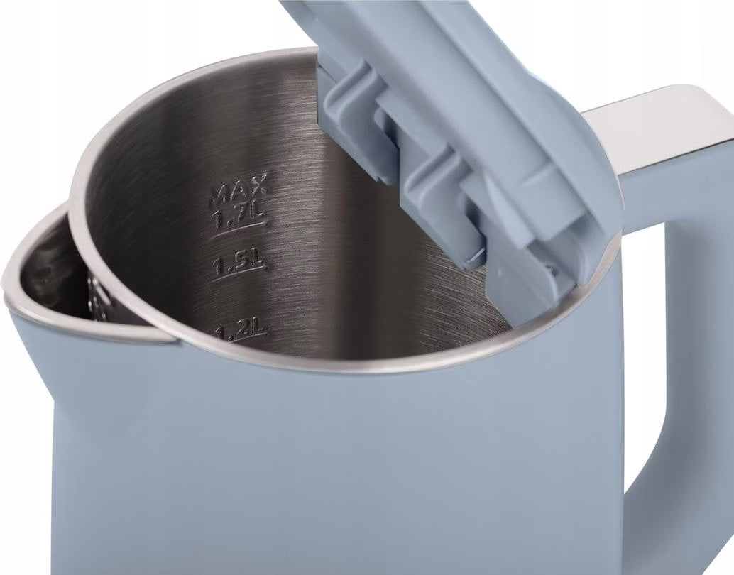 ELLE Panache 1.7L Digital Kettle Blu – Bollitore Digitale Touch con Programmi per Tè