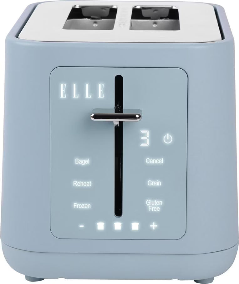 ELLE Panache Tostapane Digitale 2 Fette Blu – Display Touch e Tostatura di Precisione