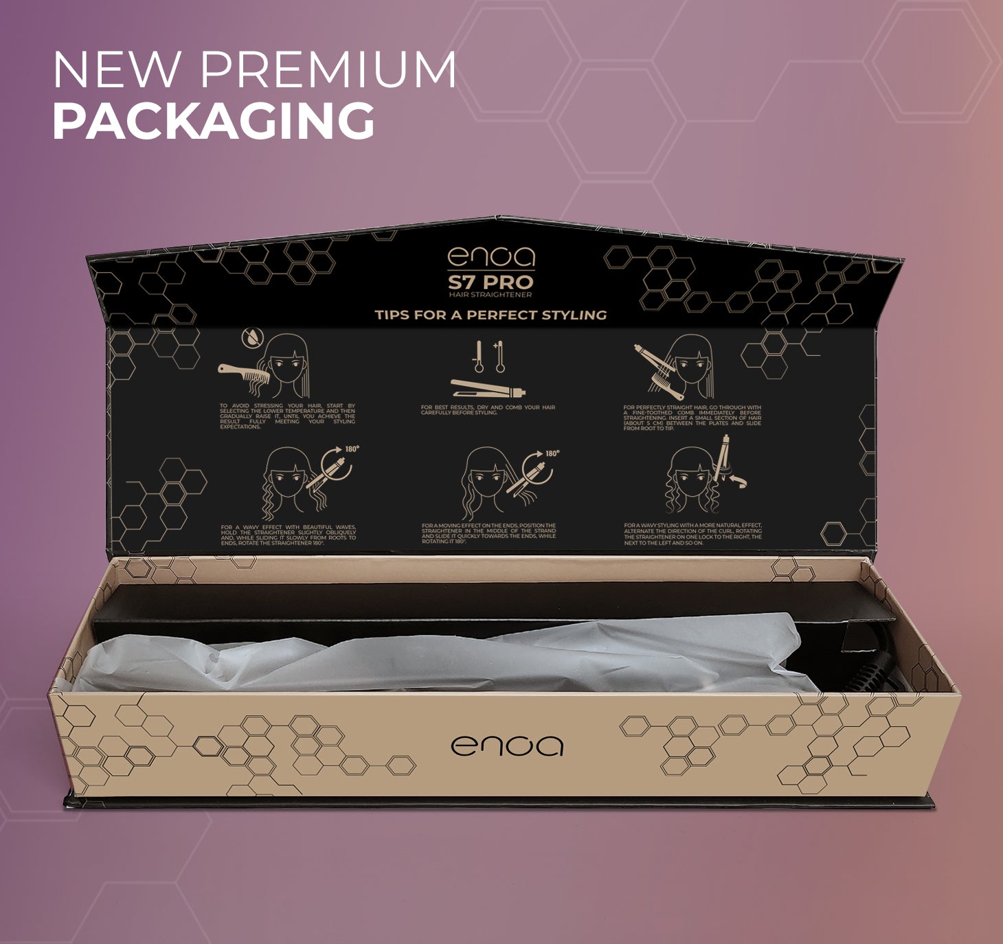 ENOA S7 PRO Piastra per capelli Professionale