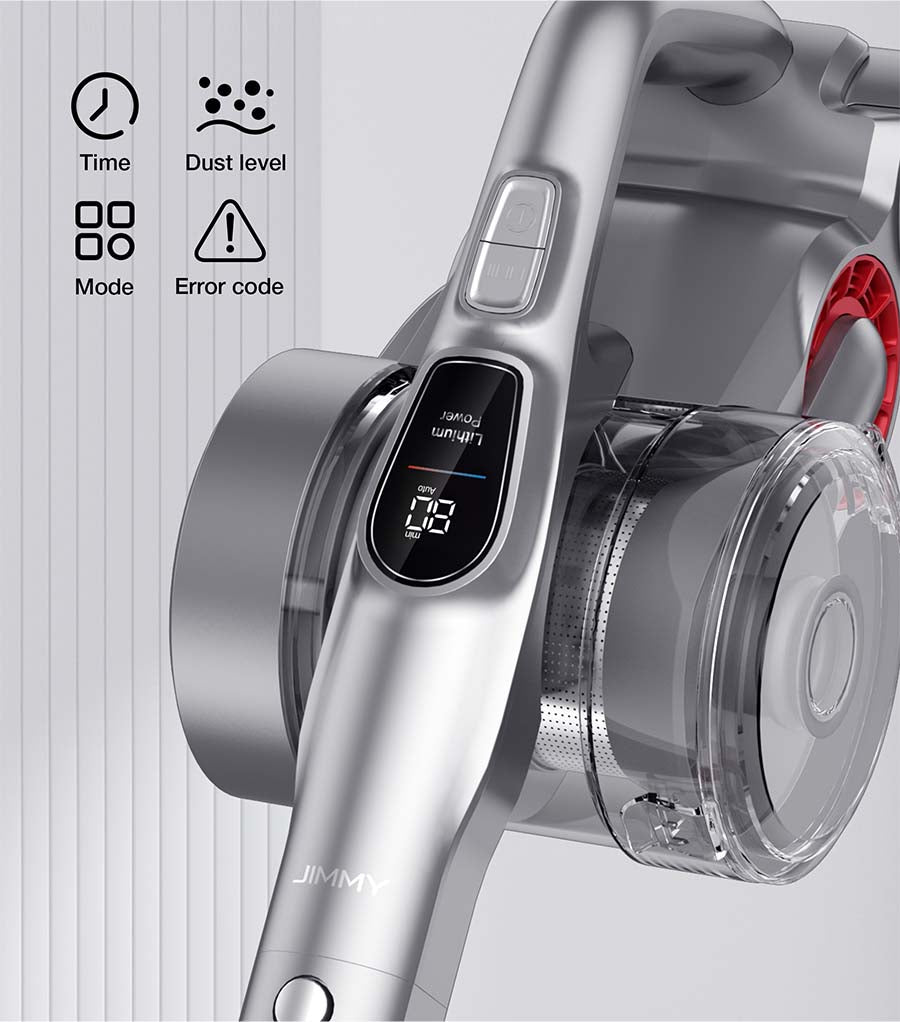 JIMMY H9 Flex – Aspirapolvere Cordless Flessibile 200AW con Smart Dust Sensor