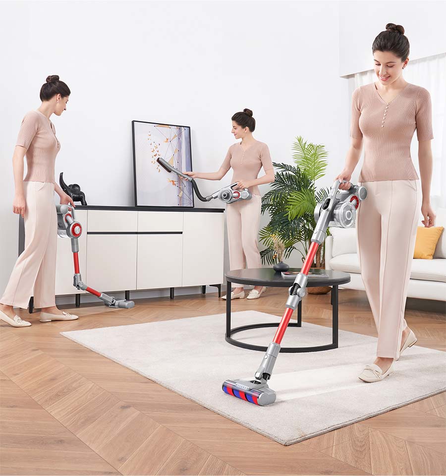 JIMMY H9 Flex – Aspirapolvere Cordless Flessibile 200AW con Smart Dust Sensor