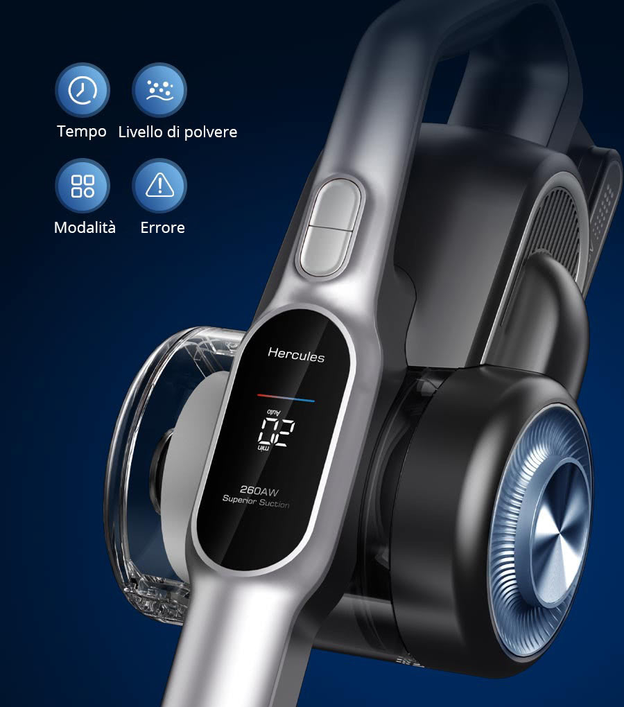 JIMMY H11 Pro – Aspirapolvere Cordless ad Alta Potenza con Motore Brushless 260AW
