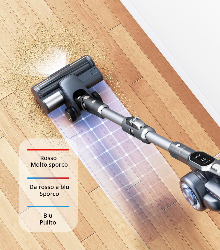 JIMMY H11 Pro – Aspirapolvere Cordless ad Alta Potenza con Motore Brushless 260AW
