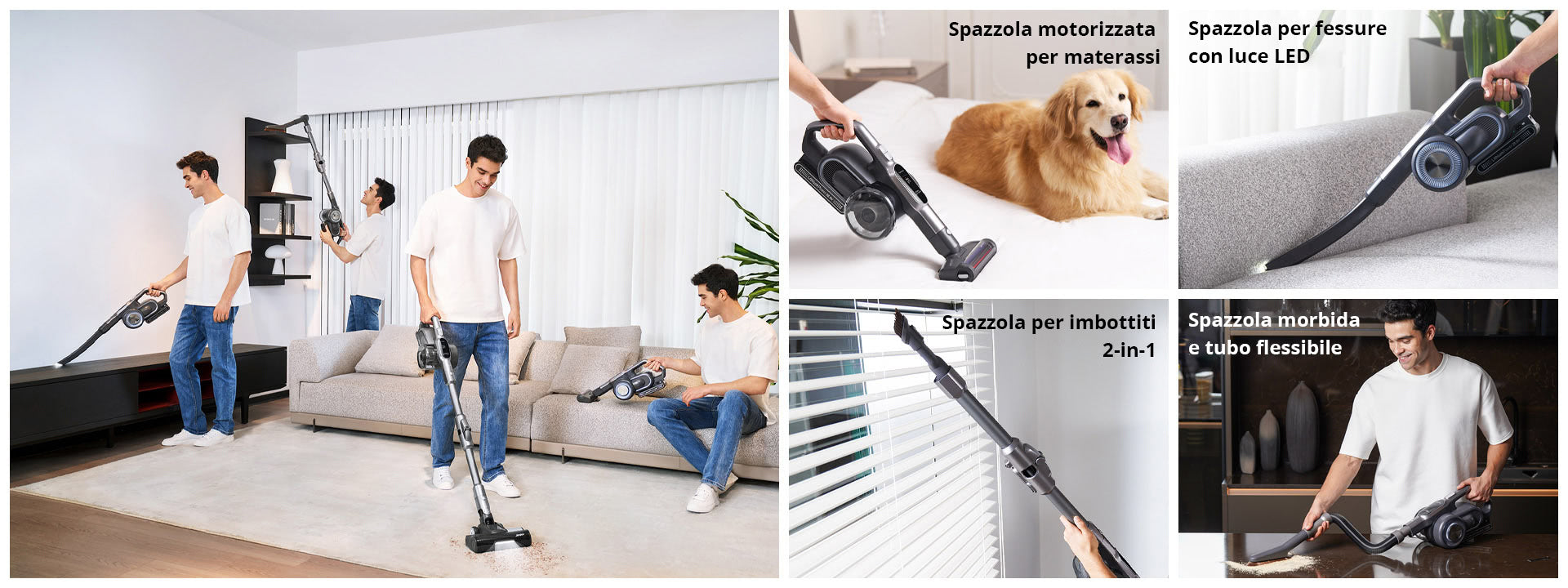JIMMY H11 Pro – Aspirapolvere Cordless ad Alta Potenza con Motore Brushless 260AW