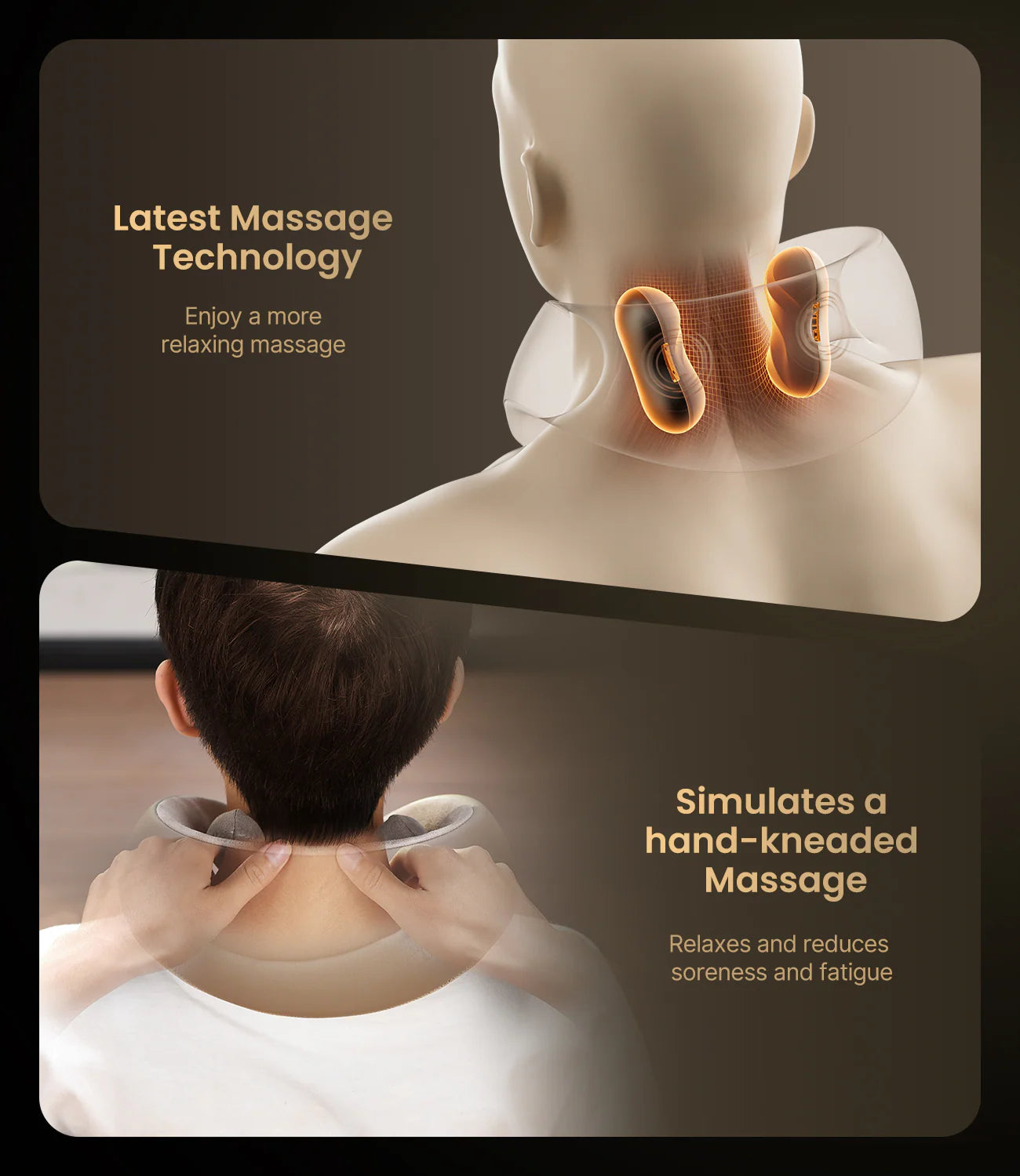 Renhpo - U-Neck Mini Massaggiatore Collo-Spalla