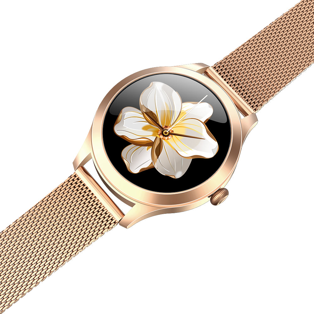 MAXCOM FW42 SR Gold Smartwatch – Eleganza in Acciaio e Funzioni Smart Complete