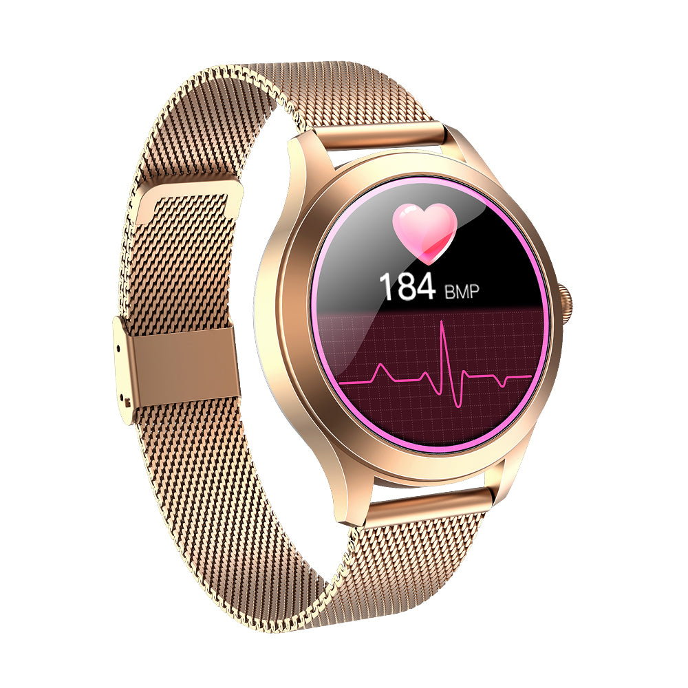 MAXCOM FW42 SR Gold Smartwatch – Eleganza in Acciaio e Funzioni Smart Complete