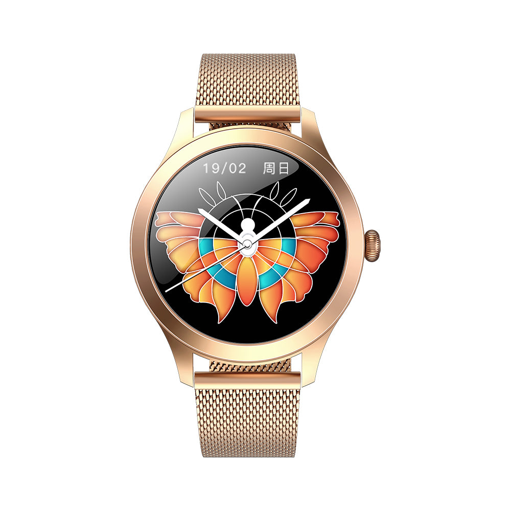 MAXCOM FW42 SR Gold Smartwatch – Eleganza in Acciaio e Funzioni Smart Complete