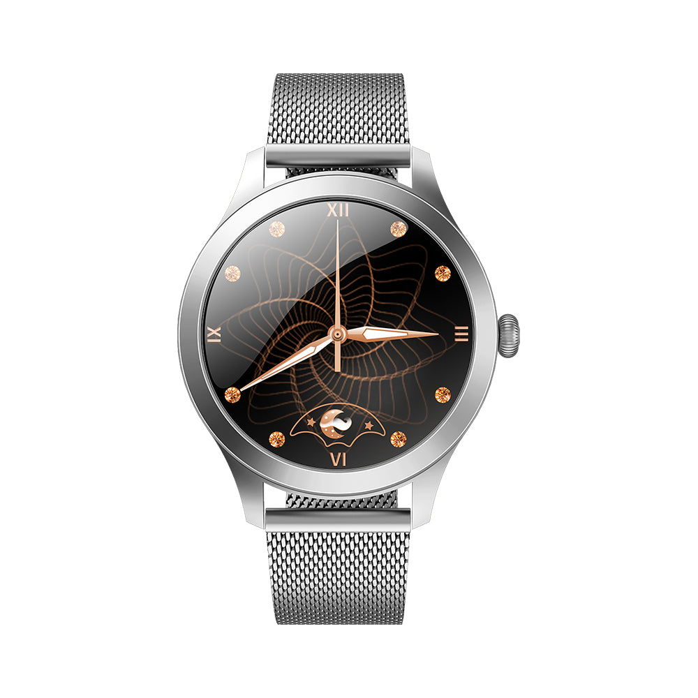 MAXCOM FW42 SR Silver Smartwatch – Acciaio Inox, 70+ Sport e Monitoraggio Completo