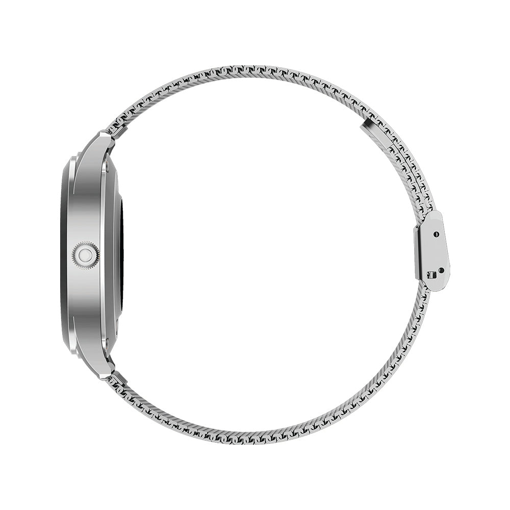 MAXCOM FW42 SR Silver Smartwatch – Acciaio Inox, 70+ Sport e Monitoraggio Completo