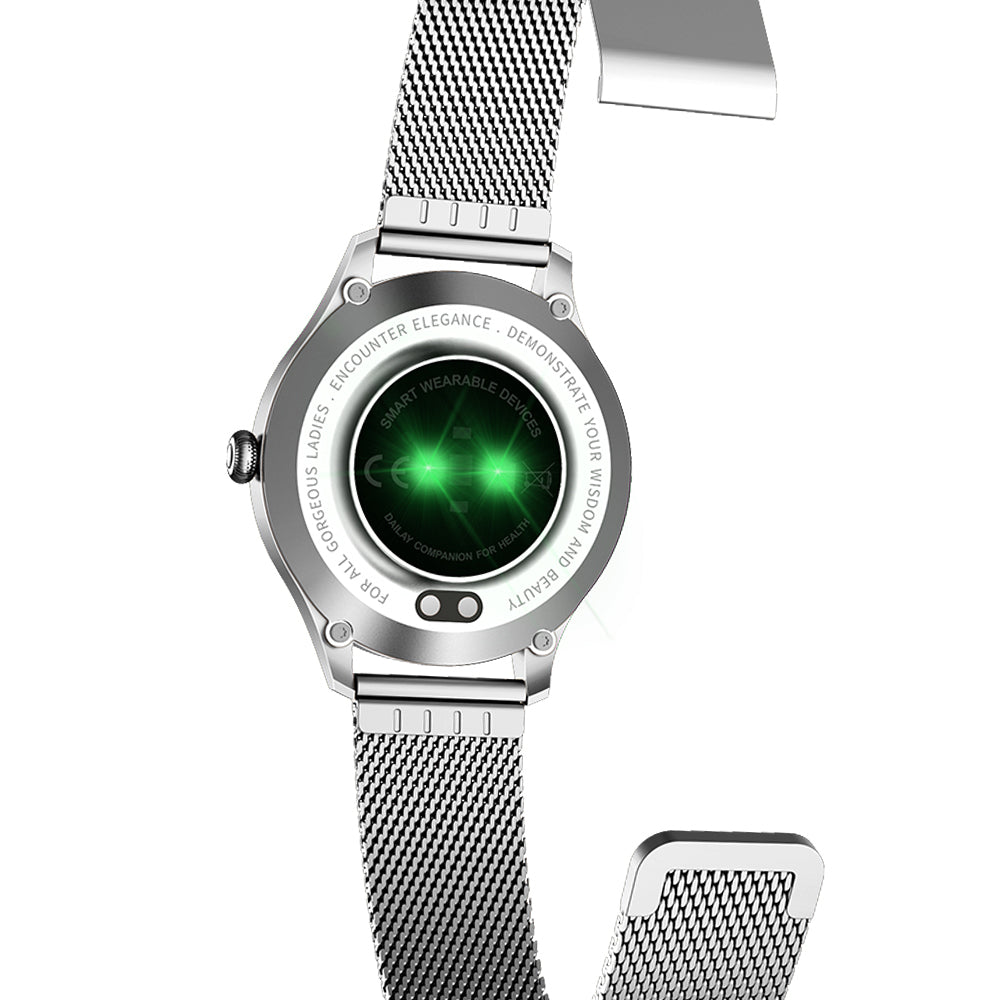 MAXCOM FW42 SR Silver Smartwatch – Acciaio Inox, 70+ Sport e Monitoraggio Completo