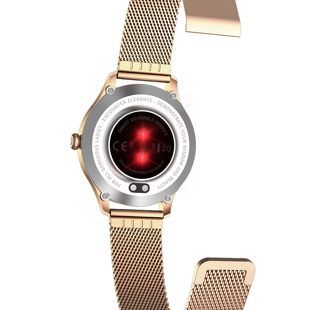 MAXCOM FW42 SR Gold Smartwatch – Eleganza in Acciaio e Funzioni Smart Complete