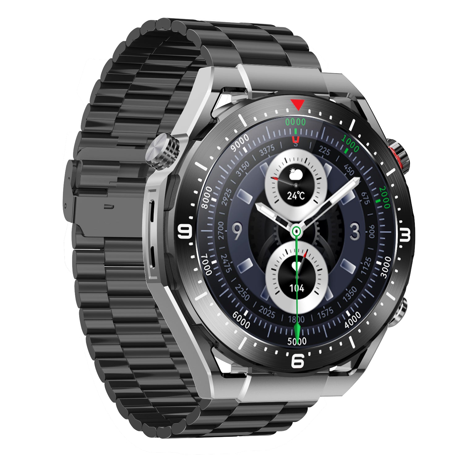ECOWATCH EW01 Smartwatch Nero – Display 1.52” HD e Autonomia fino a 20 Giorni
