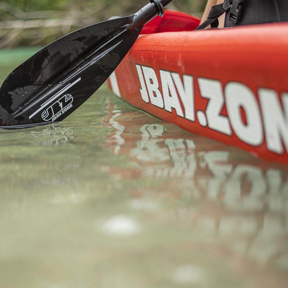 Kayak Canoa Gonfiabile Monoposto JBAY.ZONE 330