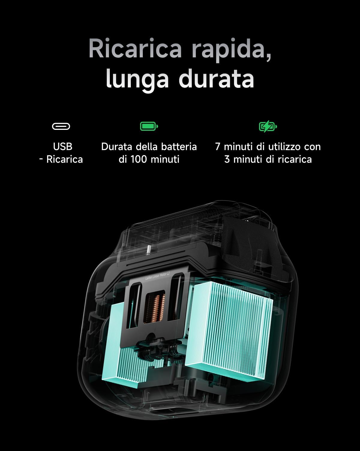 Laifen P3 Pro - Rasoio Elettrico