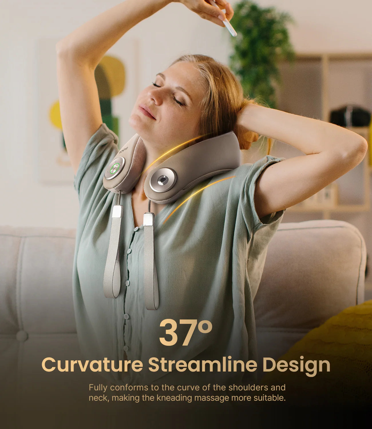 Renhpo - U-Neck Mini Massaggiatore Collo-Spalla