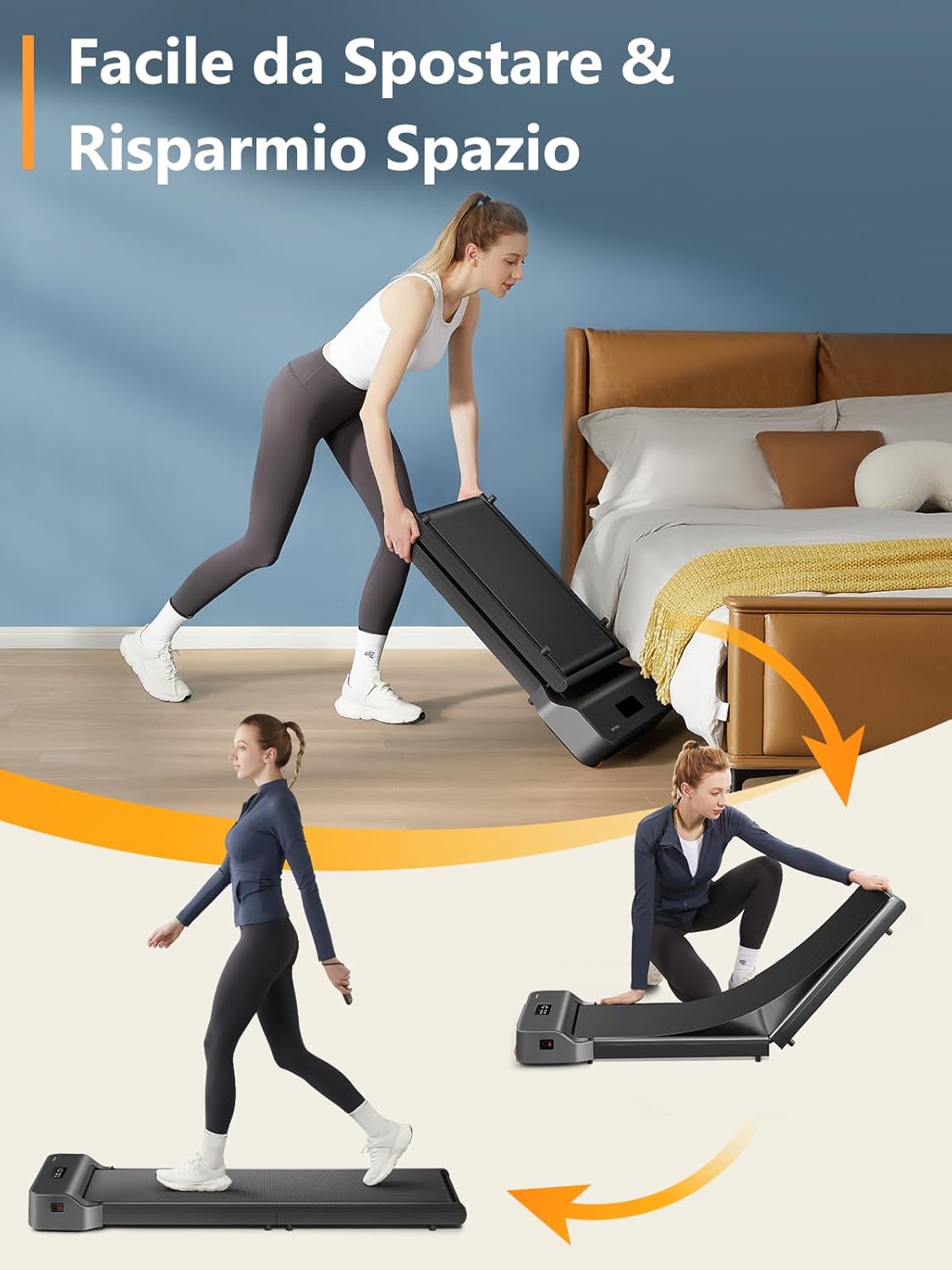 Tapis Roulant Pieghevole per Walking - KingSmith WalkingPad S1/C2