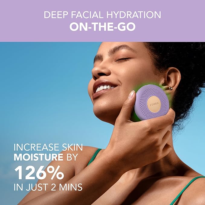 FOREO UFO™ 3 Go Lavender – Dispositivo Smart per Maschere Viso con LED e Termoterapia