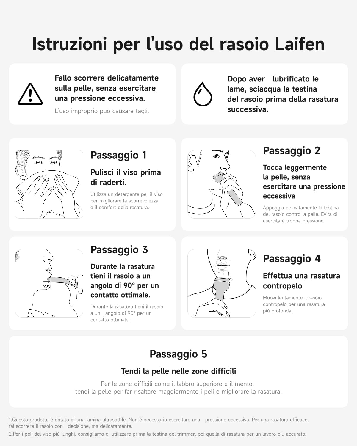 Laifen T1 Pro - Rasoio Elettrico