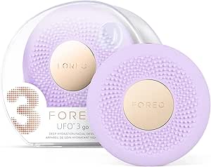 FOREO UFO™ 3 Go Lavender – Dispositivo Smart per Maschere Viso con LED e Termoterapia