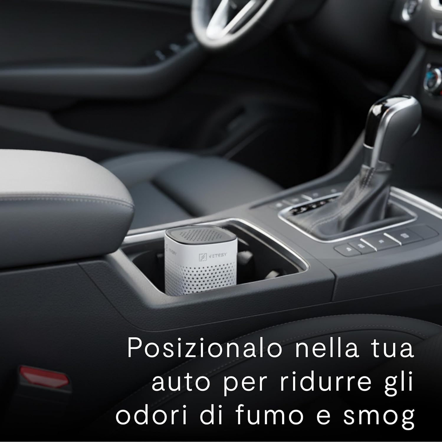 Vitesy Deo – Eliminatore di Odori Catalitico Riutilizzabile per Frigorifero, Auto e Armadi