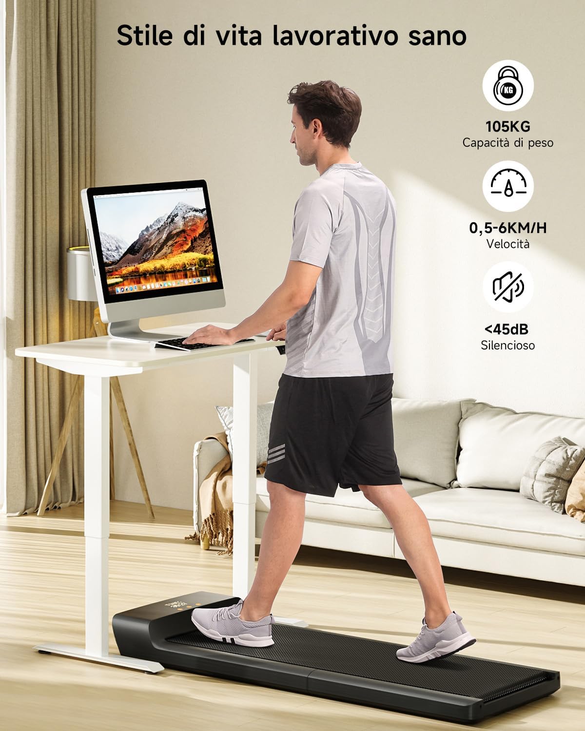 Tapis Roulant Pieghevole KingSmith WalkingPad A1 Pro