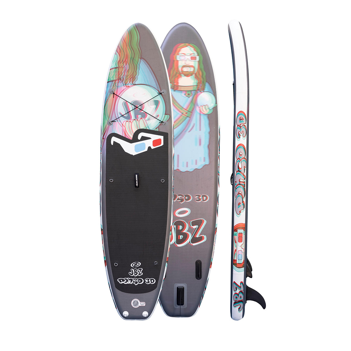 Tavola Stand Up Paddle SUP Gonfiabile JBAY.ZONE Special Edition PONGO3D 10'6''